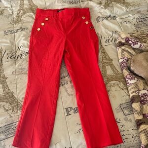 Jules & Leopold Vibrant Red Trousers